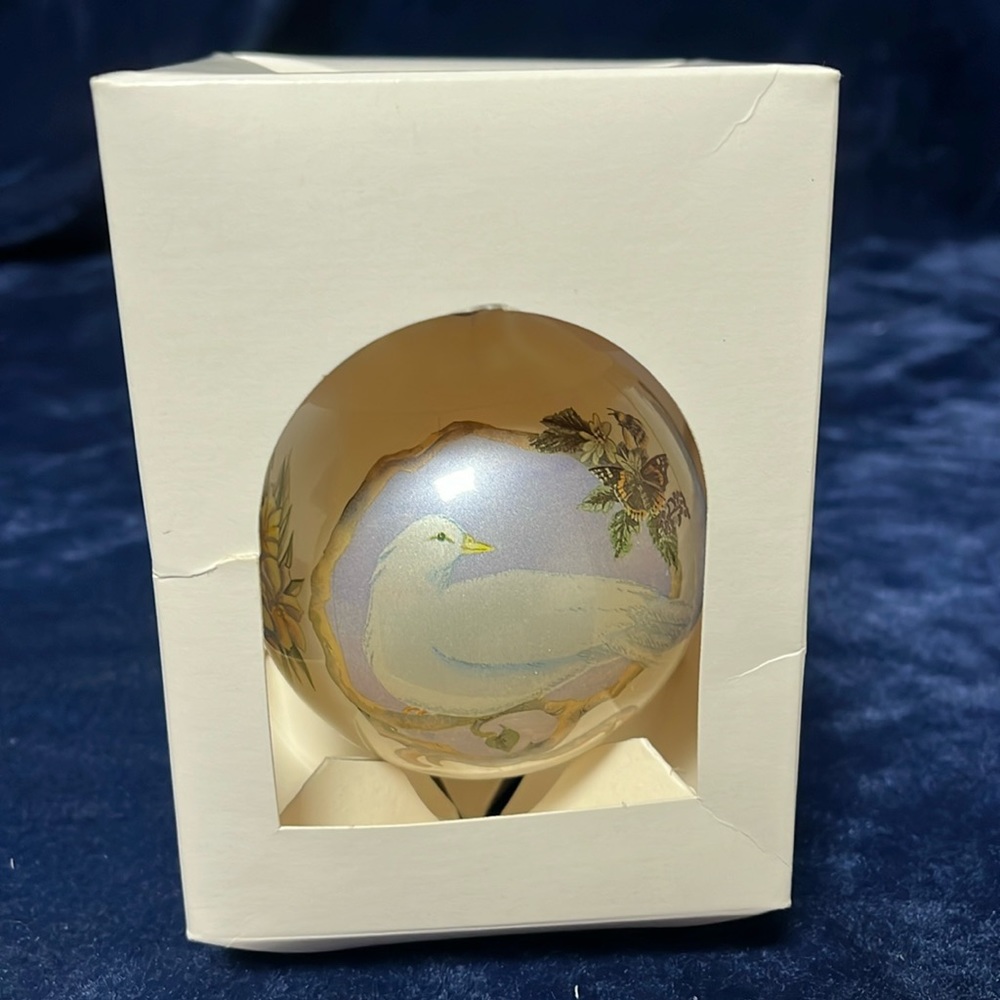 Vtg Glass Ornament